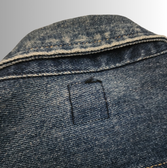 Vintage x 70s “made in USA” Lee Riders Two Pocket Denim Trucker Jacket - Picture 10 of 13
